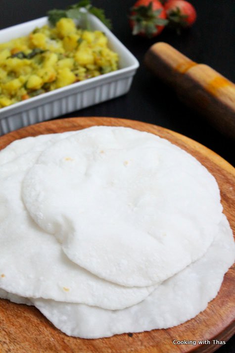 Pathiri- Rice roti, Malabar Speciality