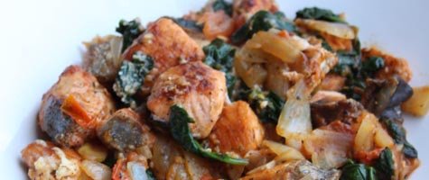 Mughlai Chicken or Chicken Rezala – Chicken in Onion Almond Saffron Sauce