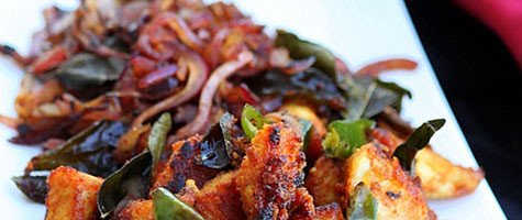 Easy Chicken Curry with Fried Onion