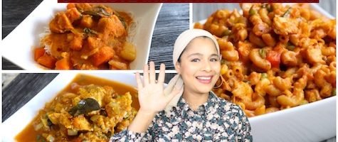 Low Carb Healthy Meal Plan 2| Asian Style Cauliflower Rice With Air Fried Salmon