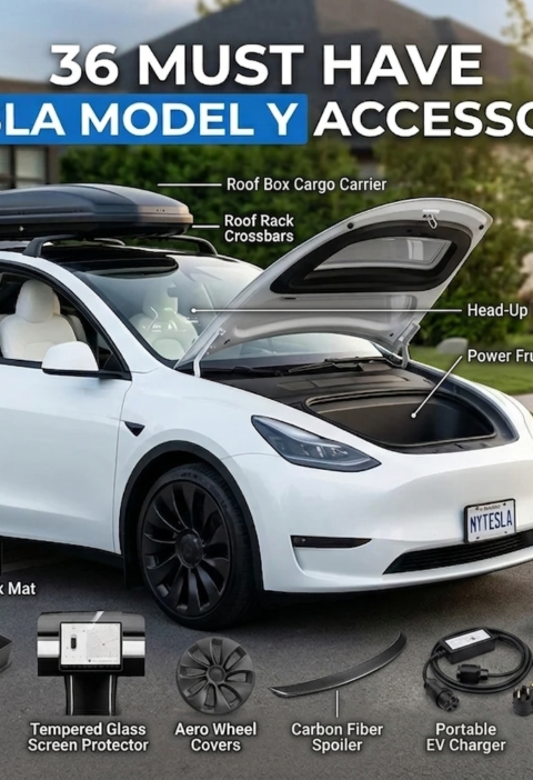 Must have Tesla Model Y Accessories and Upgrades