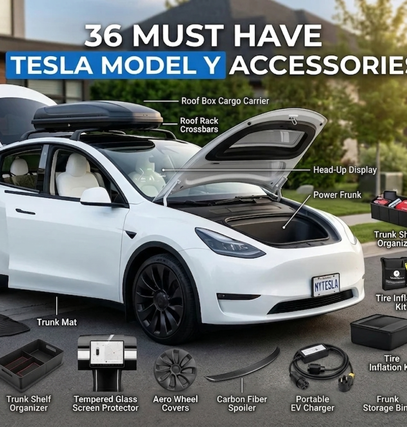 Must have Tesla Model Y Accessories and Upgrades